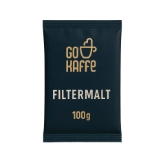 Gokaffe Filtermalt 100g porsjonsposer x 88, Mellombrent